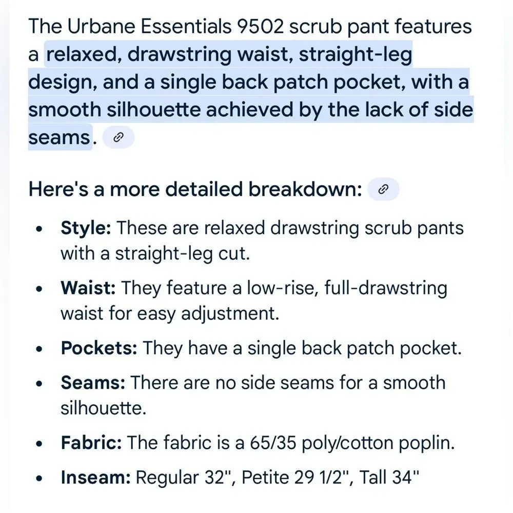 Urbane Women's bright Green Scrub pants XS - Picture 6 of 10